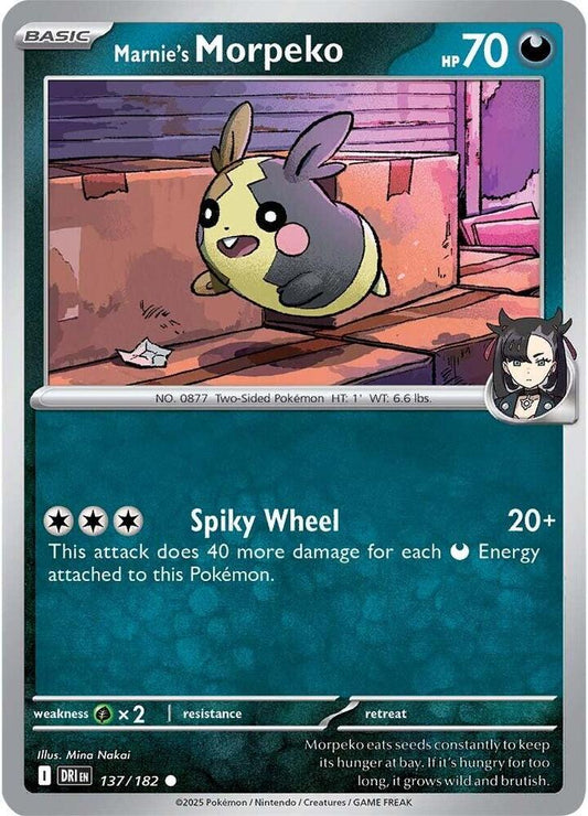 Marnie's Morpeko - 137/182 - Common (Español Reverse Holo NM)