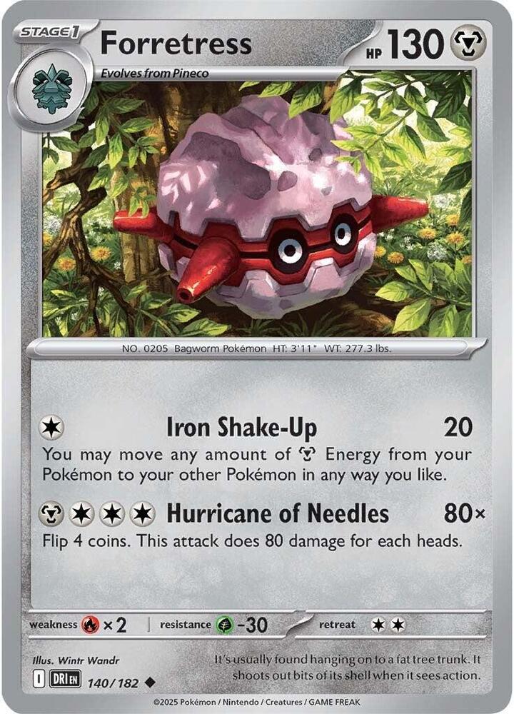 Forretress - 140/182 - Uncommon (Español NM)