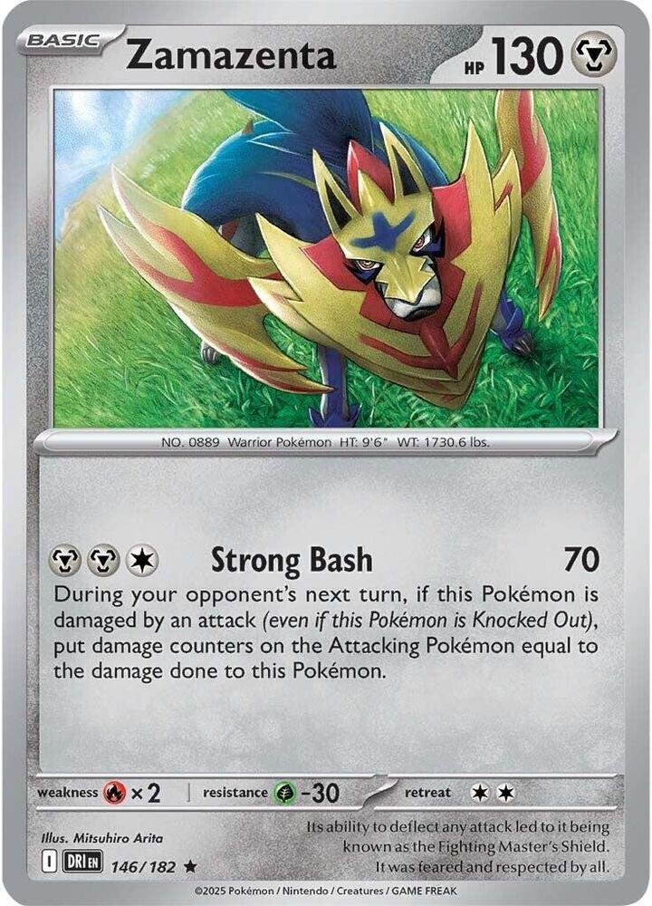 Zamazenta - 146/182 - Rare (Español Foil NM)
