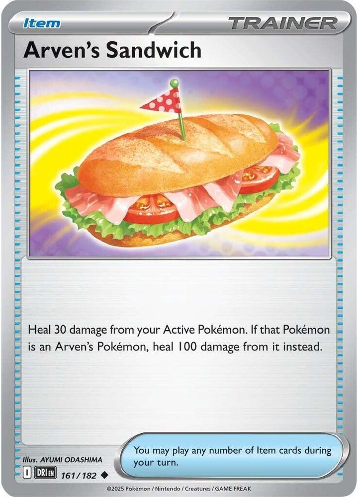 Arven's Sandwich - 161/182 - Uncommon (Español NM)