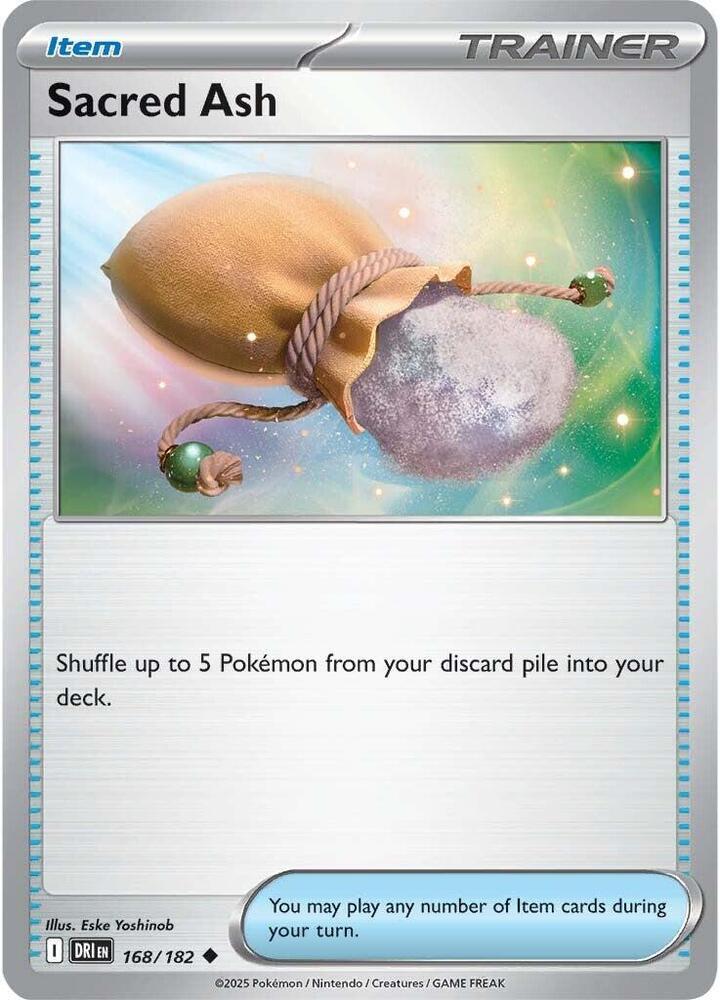 Sacred Ash - 168/182 - Uncommon (Inglés Reverse Holo NM)