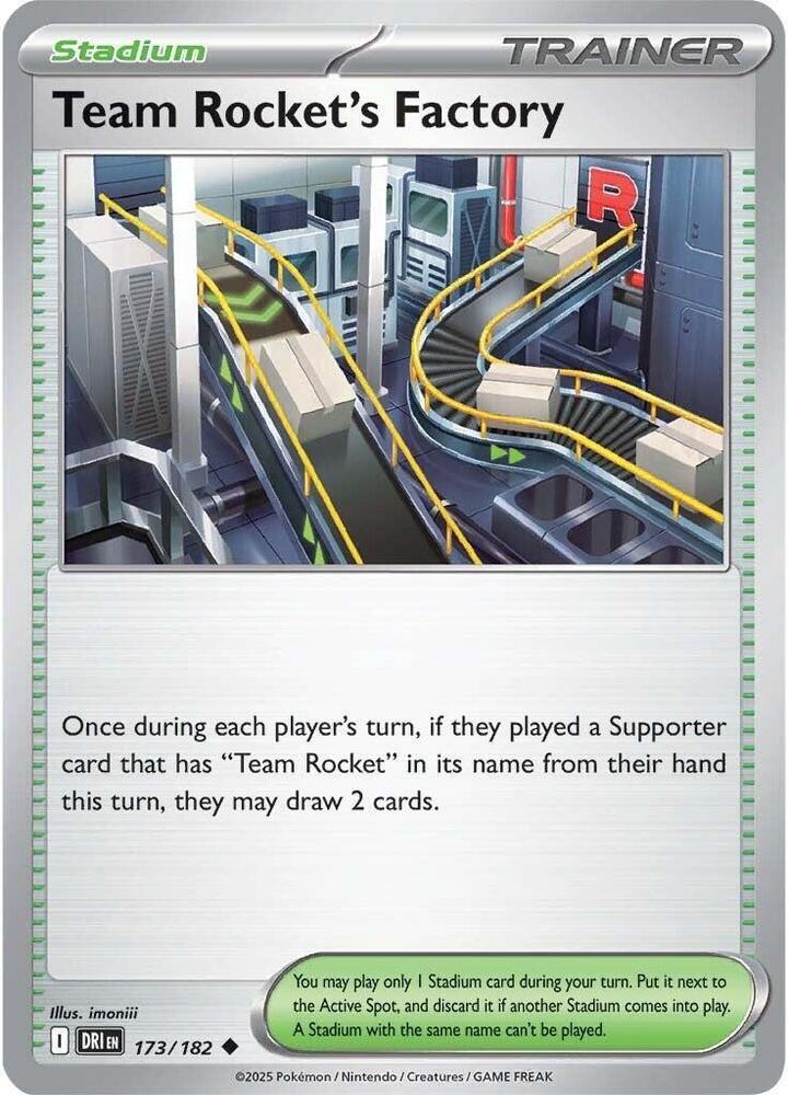 Team Rocket's Factory - 173/182 - Uncommon (Inglés NM)