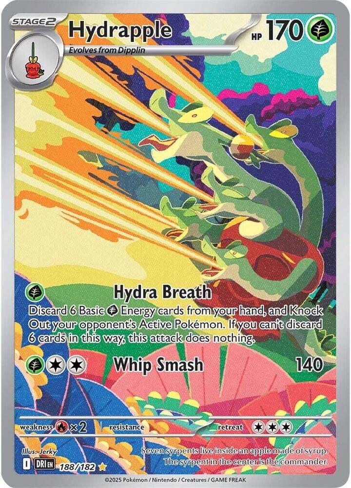 Hydrapple - 188/182 - Illustration Rare (Inglés Foil NM)