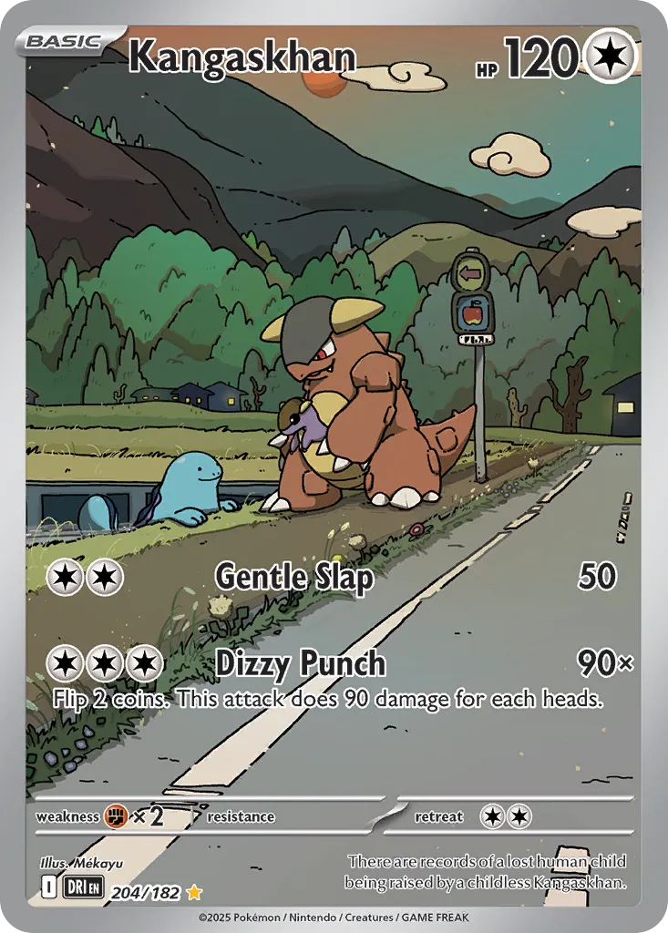 Kangaskhan - 204/182 - Illustration Rare (Inglés Foil NM)