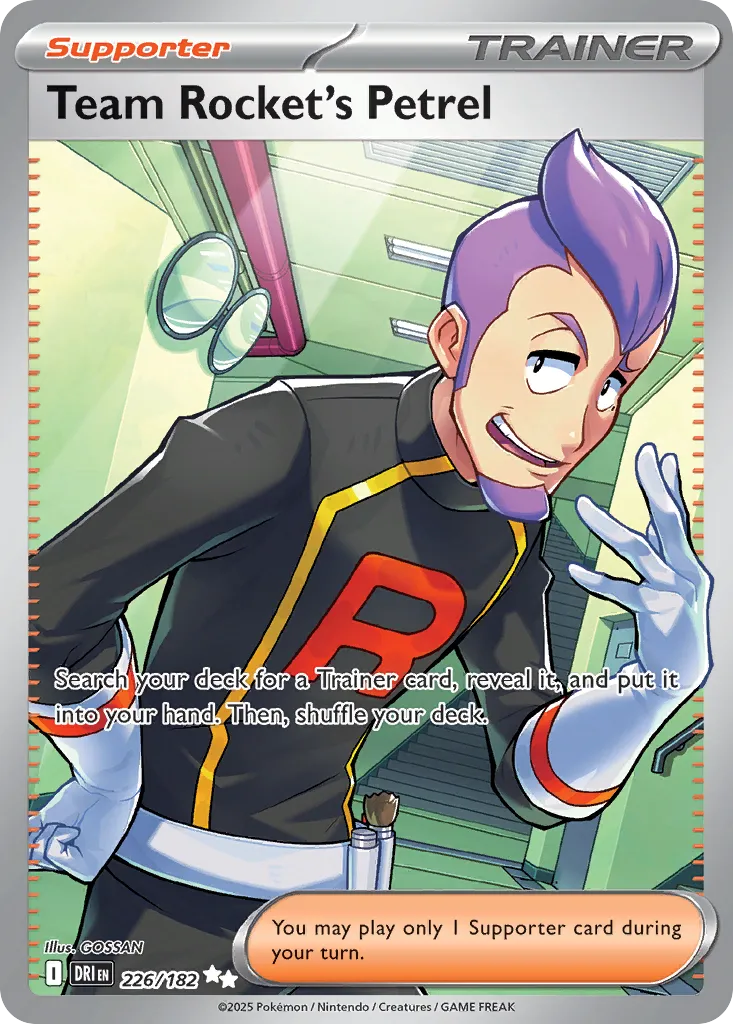 Team Rocket's Petrel - 226/182 - Ultra Rare (Español Foil NM)