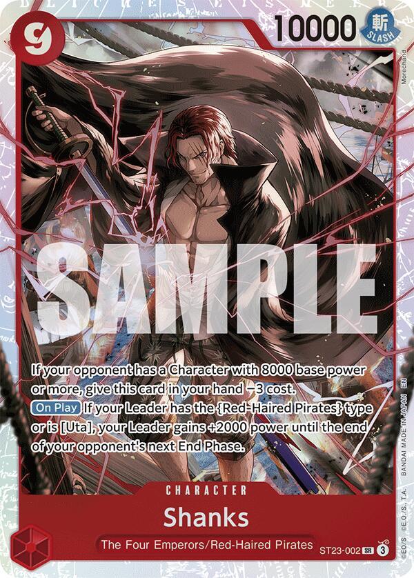 Shanks (002) - ST23-002 - Super Rare Foil (Inglés Foil NM)
