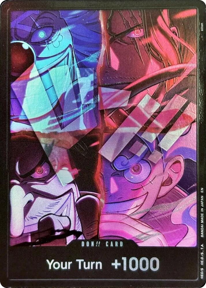 DON!! Card (English Version 2nd Anniversary Set) - One Piece Promotion Cards - DON!! Foil (Inglés Foil NM)