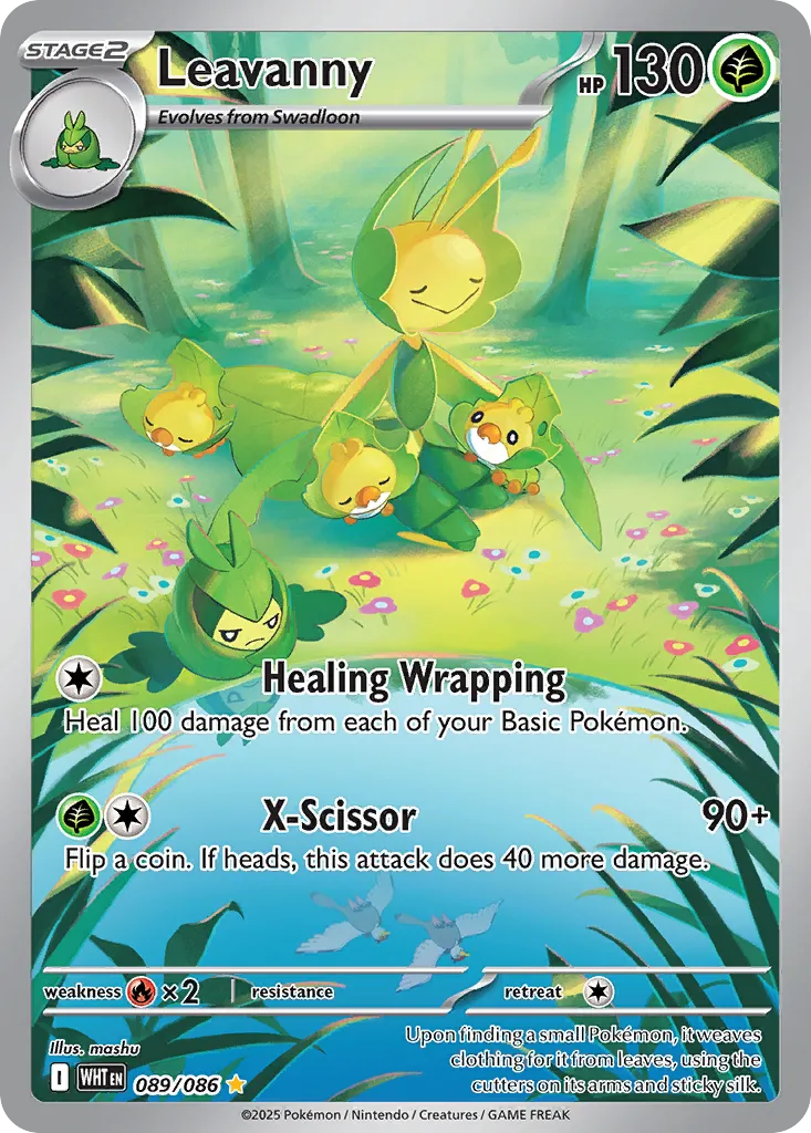 Leavanny - 089/086 - Illustration Rare (Inglés Foil NM)