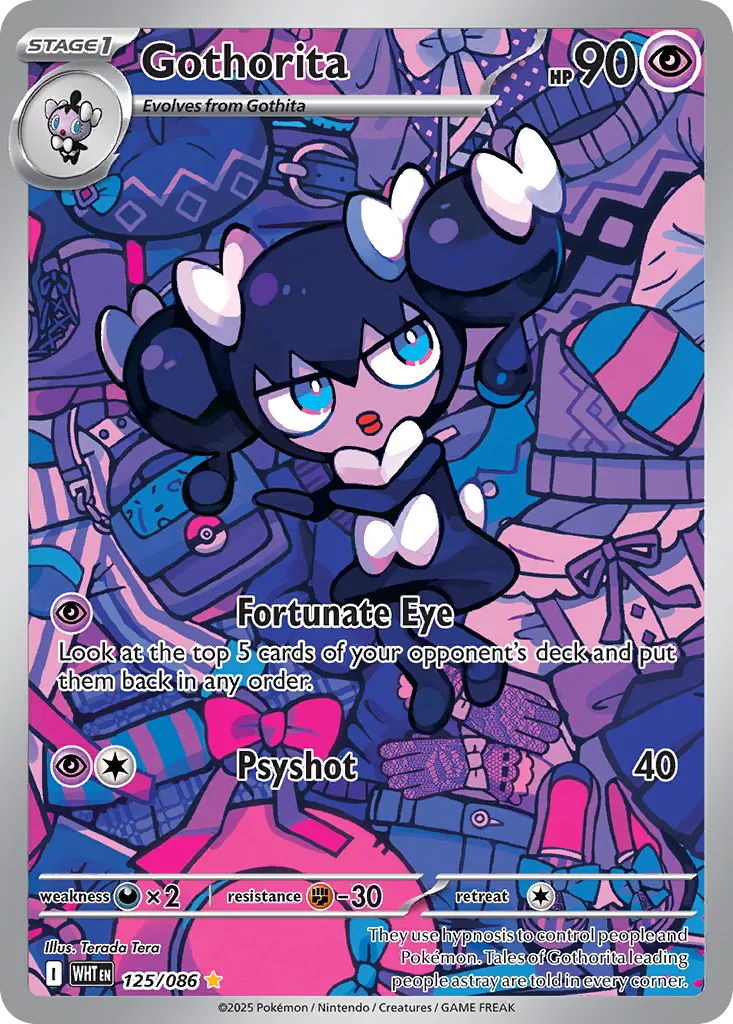 Gothorita - 125/086 - Illustration Rare (Inglés Foil NM)