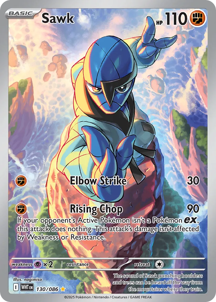 Sawk - 130/086 - Illustration Rare (Inglés Foil NM)