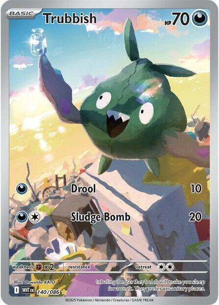 Trubbish - 140/086 - Illustration Rare (Inglés Foil NM)