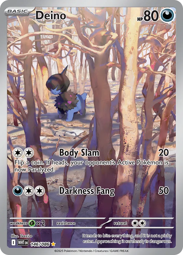Deino - 146/086 - Illustration Rare (Inglés Foil NM)
