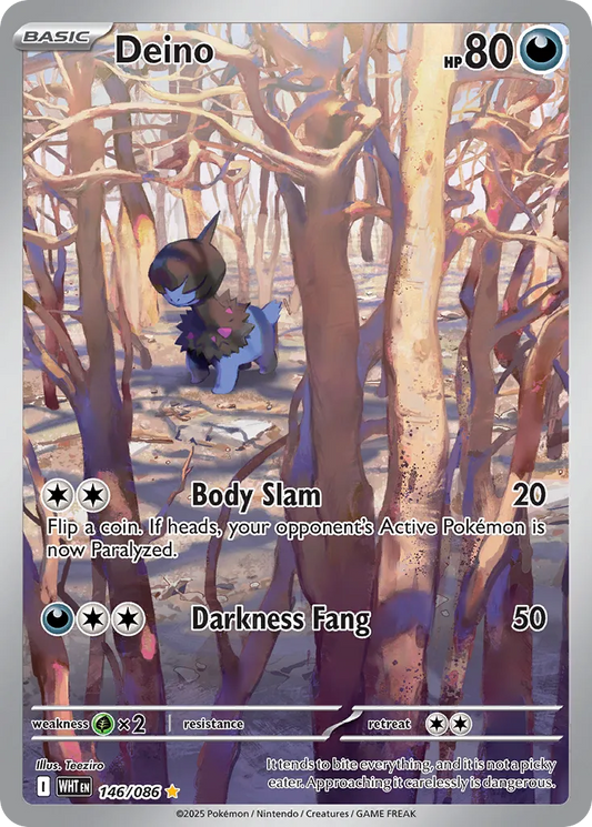 Deino - 146/086 - Illustration Rare (Inglés Foil NM)