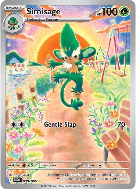 Simisage - 090/086 - Illustration Rare (Inglés Foil NM)