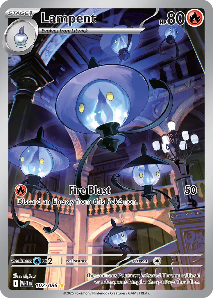 Lampent - 102/086 - Illustration Rare (Inglés Foil NM)