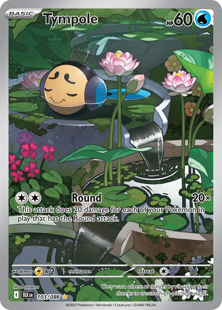 Tympole - 103/086 - Illustration Rare (Inglés Foil NM)