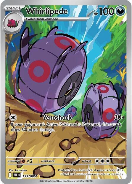 Whirlipede - 133/086 - Illustration Rare (Inglés Foil NM)