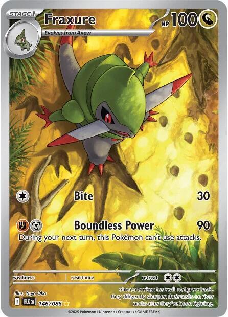 Fraxure - 146/086 - Illustration Rare (Español Latino Foil NM)