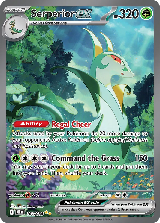 Serperior ex - 164/086 - Special Illustration Rare (Español Foil NM)