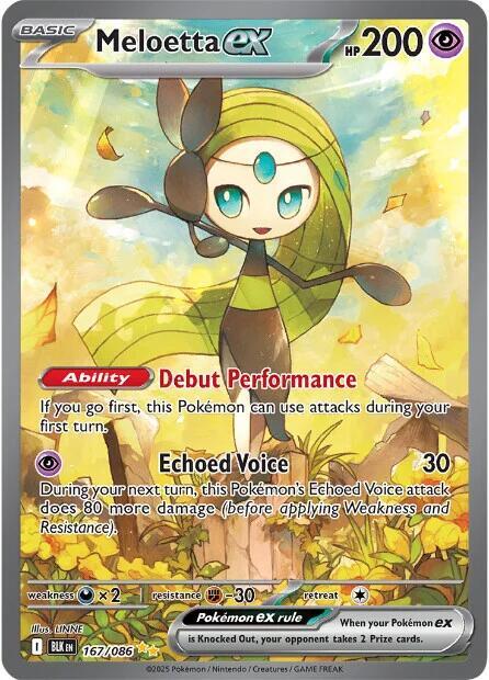 Meloetta ex - 167/086 - Special Illustration Rare (Español Latino Foil NM)