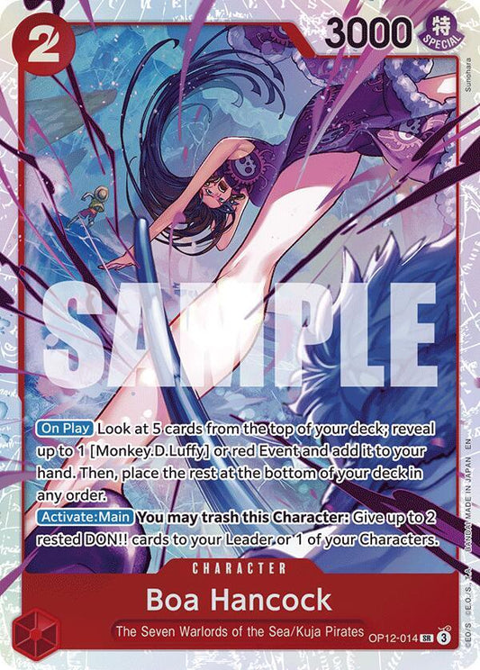 Boa Hancock - OP12-014 - Super Rare Foil (Inglés Foil NM)