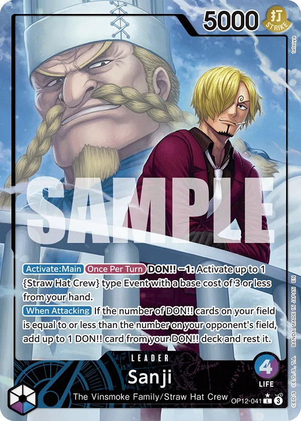 Sanji (041) (Alternate Art) - OP12-041 - Alternate Art Foil (Inglés Foil NM)