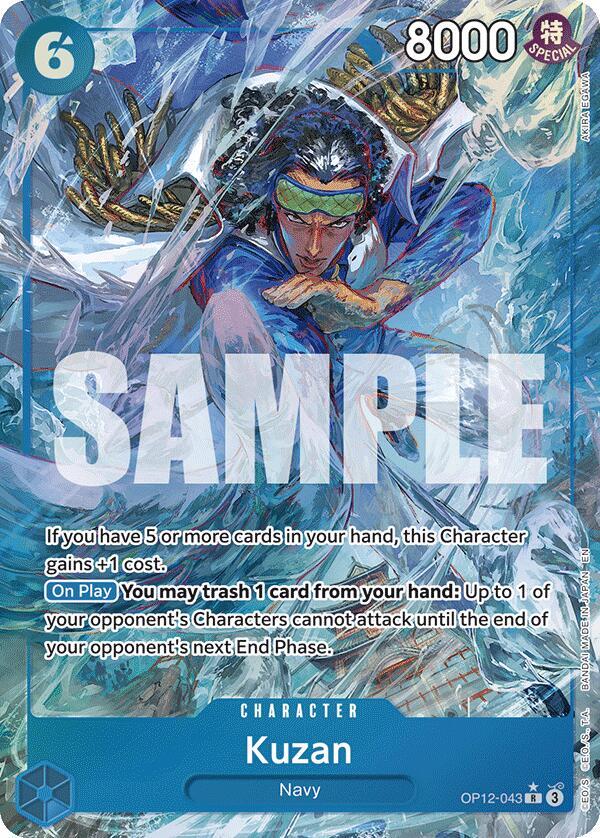 Kuzan (043) (Alternate Art) - OP12-043 - Alternate Art Foil (Inglés Foil NM)