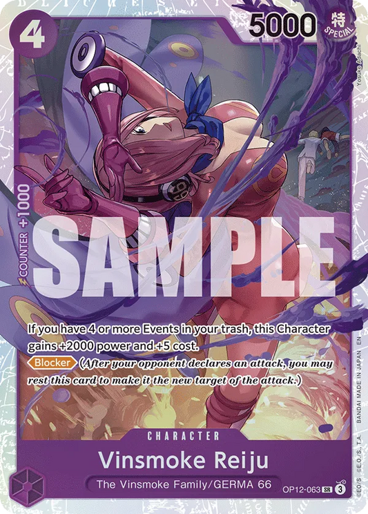 Vinsmoke Reiju - OP12-063 - Super Rare Foil (Inglés Foil NM)