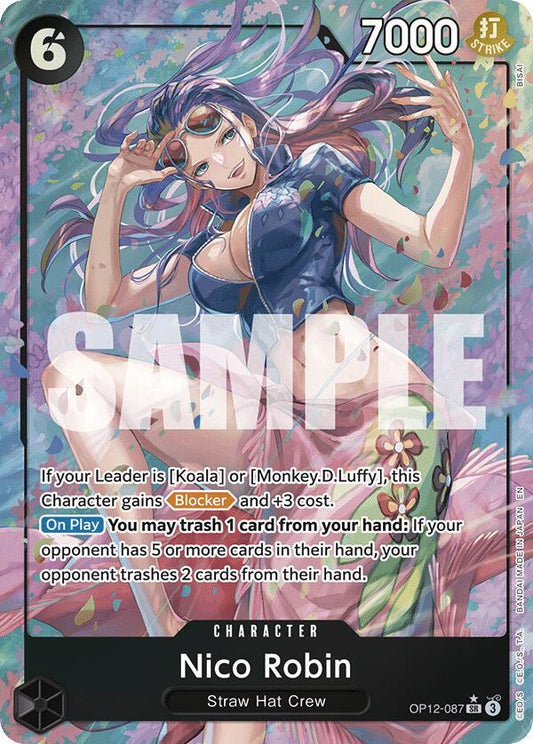 Nico Robin (Alternate Art) - OP12-087 - Alternate Art Foil (Inglés Foil NM)