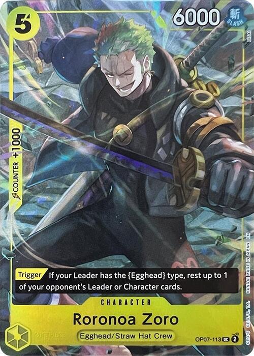 Roronoa Zoro (Illustration Box Vol.3) - OP07-113 - Uncommon Foil (Inglés Foil NM)