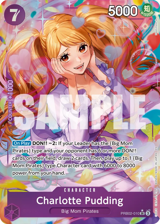 Charlotte Pudding - PRB02-010 (Alternate Art) - PRB02-010 - Alternate Art Foil (Inglés Foil NM)