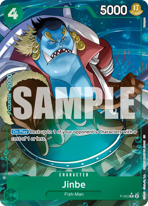Jinbe - P-063 (Alternate Art) - P-063 - Alternate Art Foil (Inglés Foil NM)
