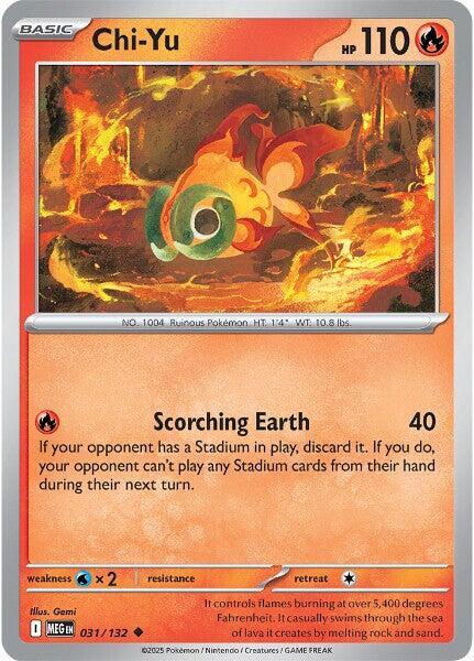 Chi-Yu - 031/132 - Uncommon (Inglés Reverse Holo NM)