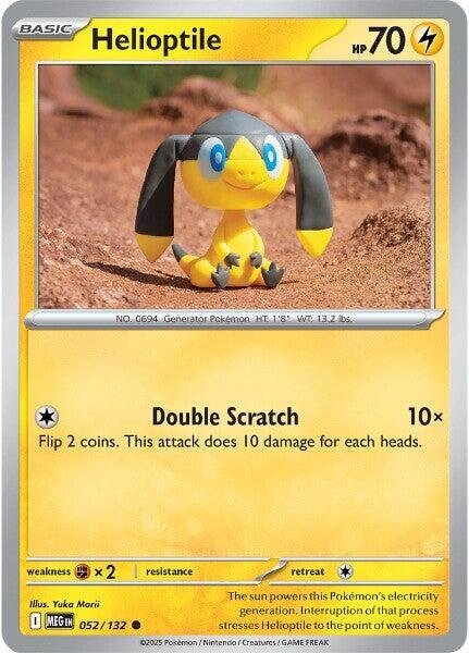 Helioptile - 052/132 - Common (Inglés NM)
