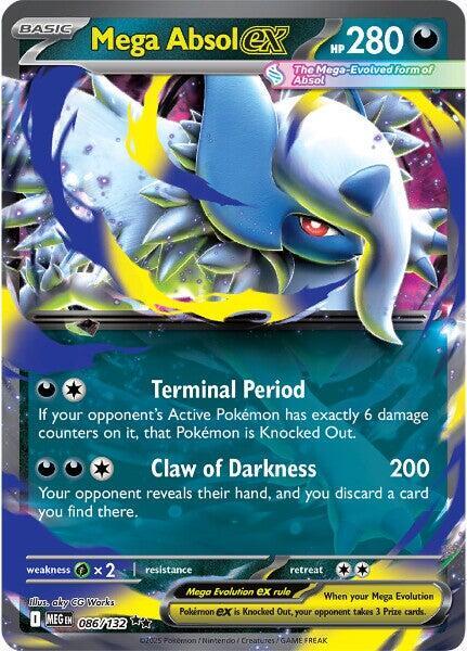 Mega Absol ex - 086/132 - Double Rare (Español Foil NM)