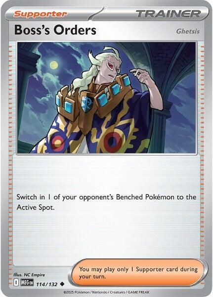 Boss's Orders - 114/132 - Uncommon (Inglés NM)