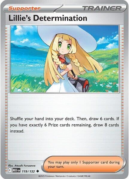 Lillie's Determination - 119/132 - Uncommon (Inglés Reverse Holo NM)