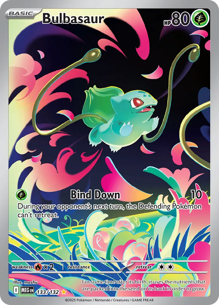 Bulbasaur - 133/132 - Illustration Rare (Español Foil NM)