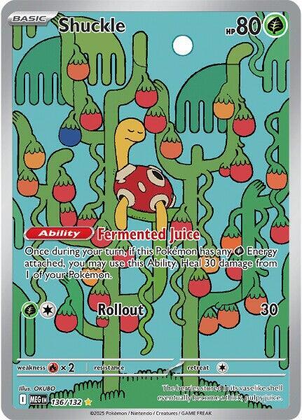 Shuckle - 136/132 - Illustration Rare (Español Foil NM)