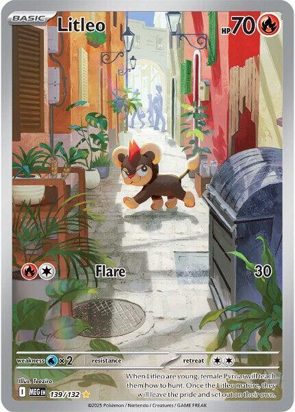 Litleo - 139/132 - Illustration Rare (Inglés Foil NM)