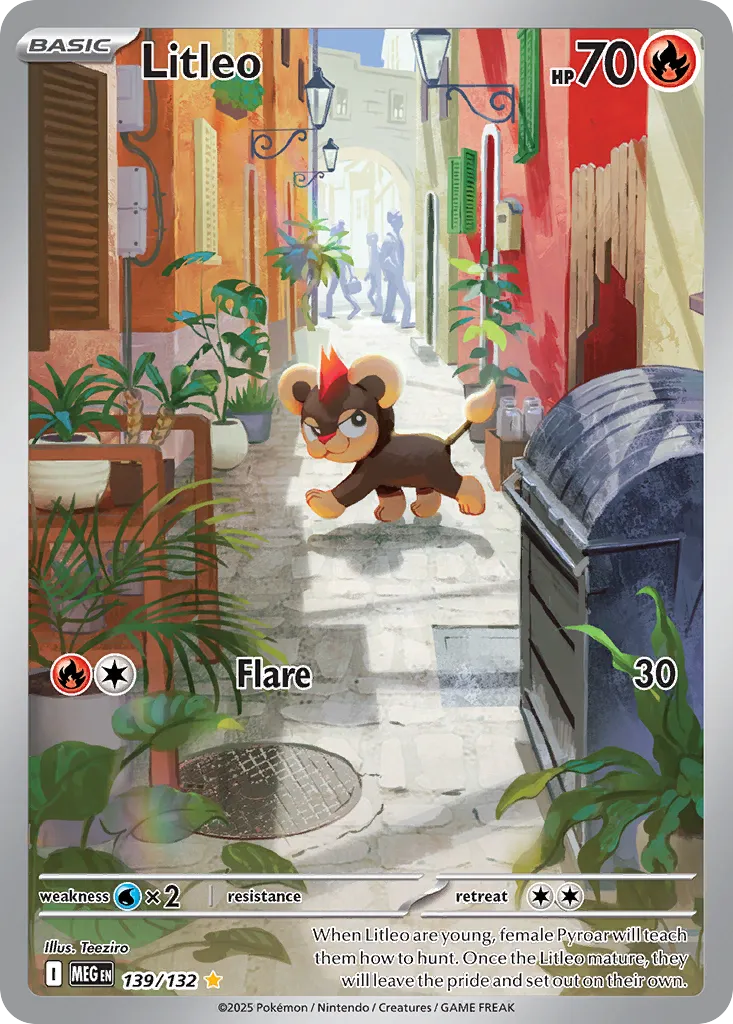 Litleo - 139/132 - Illustration Rare (Español Foil NM)