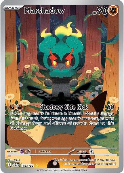 Marshadow - 146/132 - Illustration Rare (Inglés Foil NM)