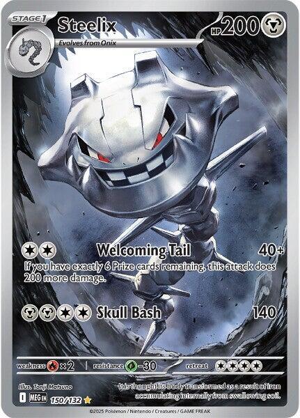 Steelix - 150/132 - Illustration Rare (Inglés Foil NM)