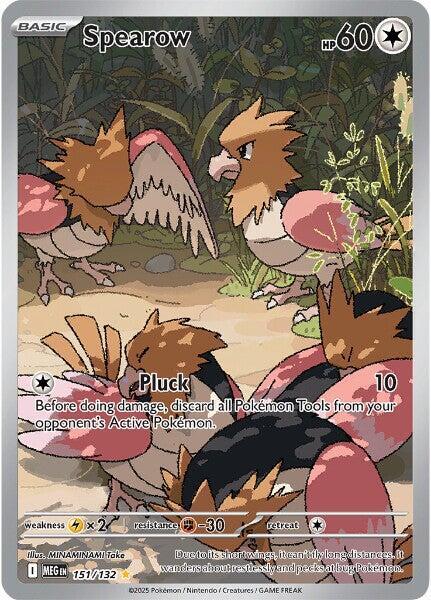 Spearow - 151/132 - Illustration Rare (Inglés Foil NM)