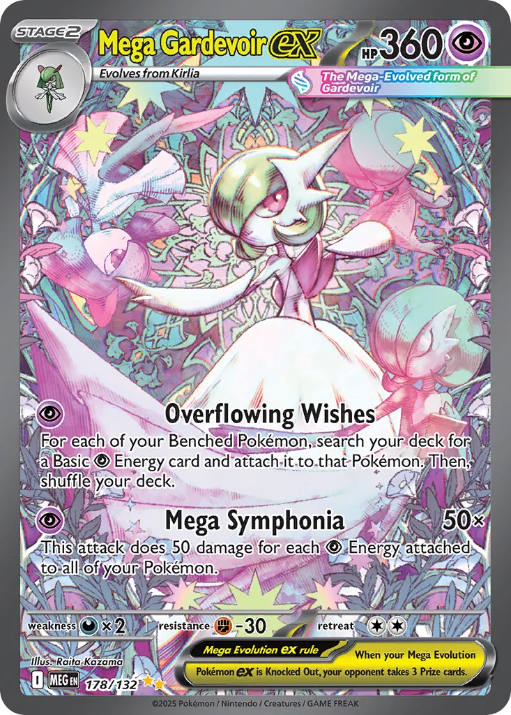 Mega Gardevoir ex - 178/132 - Special Illustration Rare (Inglés Foil NM)