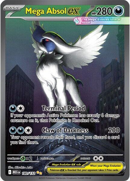 Mega Absol ex - 180/132 - Special Illustration Rare (Inglés Foil NM)