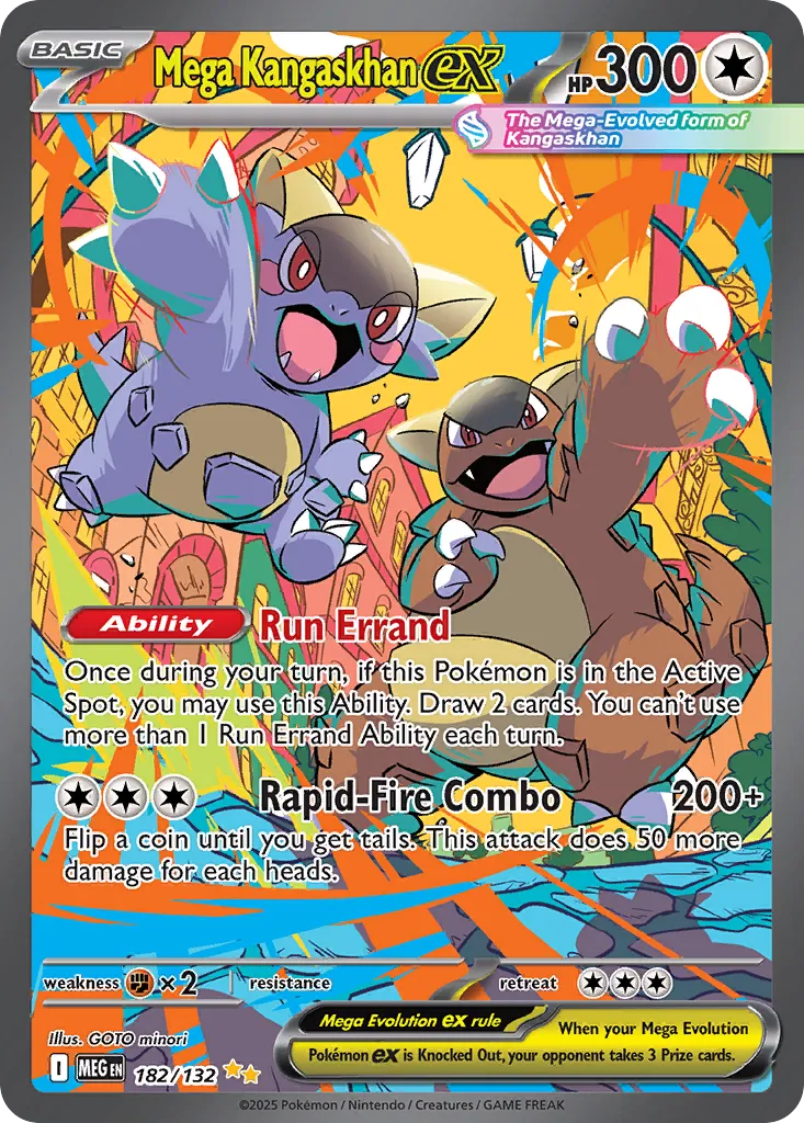 Mega Kangaskhan ex - 182/132 - Special Illustration Rare (Inglés Foil NM)