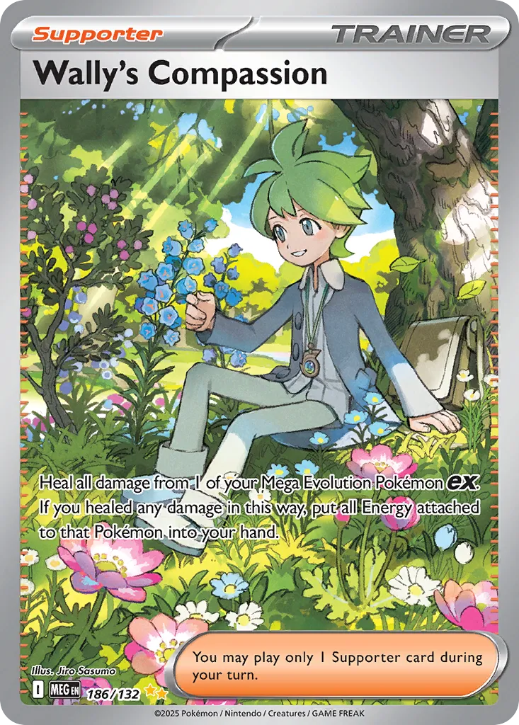 Wally's Compassion - 186/132 - Special Illustration Rare (Inglés Foil NM)