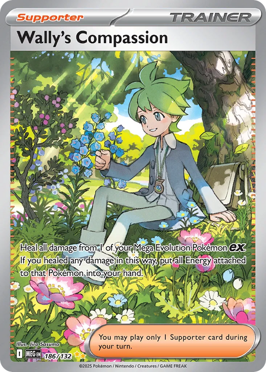Wally's Compassion - 186/132 - Special Illustration Rare (Inglés Foil NM)