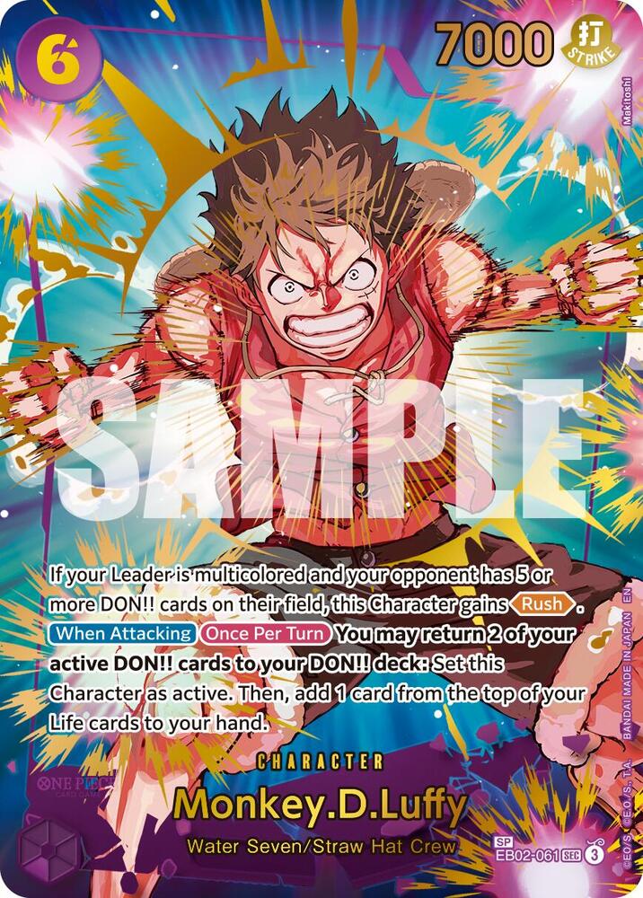 Monkey.D.Luffy - EB02-061 (SP) - EB02-061 - Special Card Foil (Inglés Foil NM)